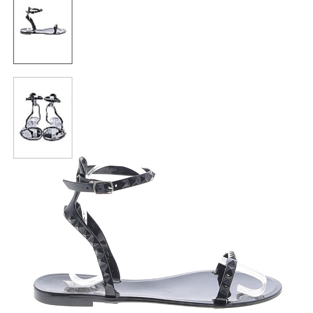 Worn once Alexandria Brandao jelly sandal black 5.5